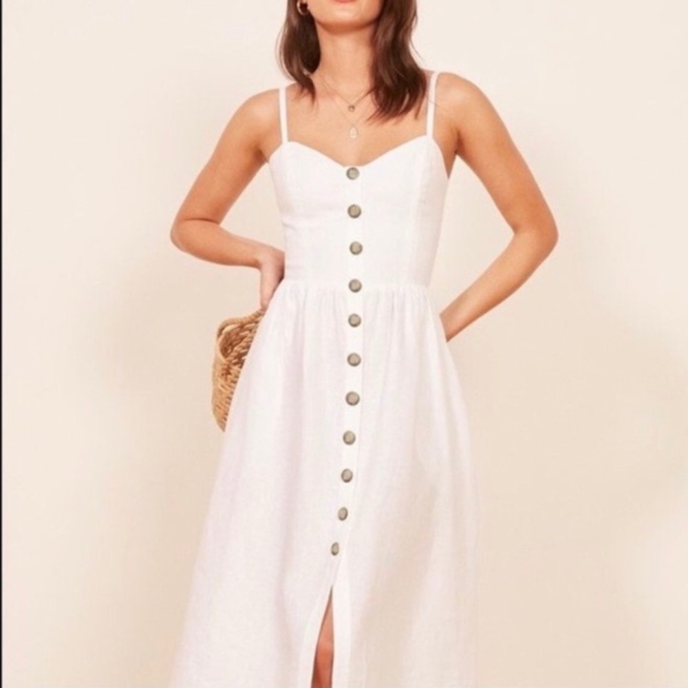 Reformation White Dress